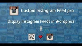 How to display instagram feed in wordpress