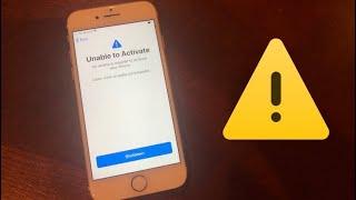 How to fix the unable to activate error on the iPhone 7!