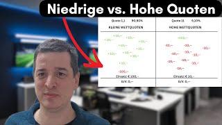 Sportwetten: Niedrige Wettquoten vs Hohe Wettquoten - Was ist besser?