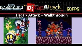 [Sega Genesis] Decap Attack デカップ·アタック -Walkthrough