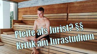 Pleite als Jurist? §§  Kritik am Jurastudium