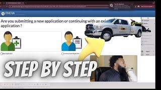 How to apply for MC & DOT for Non CDL Hotshot : Motor Carrier Authority Application | 2025