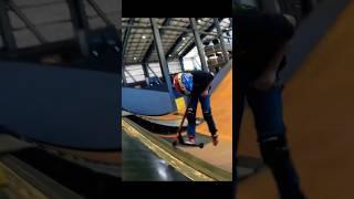 720 FRONTFLIP on scooter ! #professional #acrobatics #flippin #scooter #720