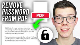 How To Remove Password From PDF File - Full Guide