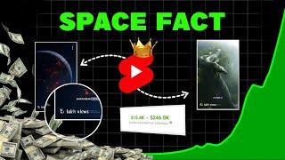 How to make Viral SPACE FACT shorts on Mobile! (step by step)