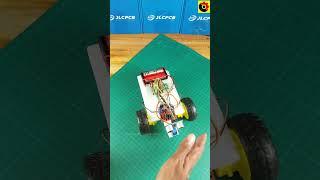 Obstacle avoiding robot with Raspberry Pi Pico board #robot  #raspberry_pi #shorts @sritu_hobby   ​