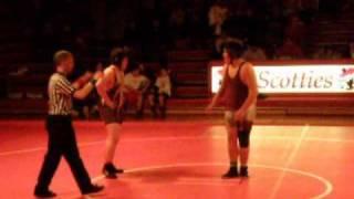 Austin Burshia-Poplar vs. Dalton Gourneau-Wolf Point - Glasgow Wrestling Mixer 2010