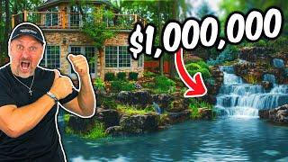 MILLION DOLLAR BACKYARD POND!!