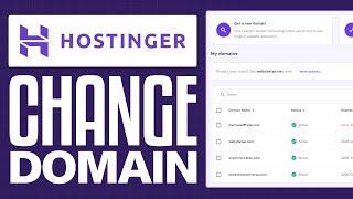 How To Change Domain Name hostinger (Step by Step)