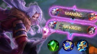 LUO YI INSANE DAMAGE BUILD | SAVAGE | LUO YI GAMEPLAY | MLBB