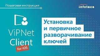 Установка и первичное разворачивание ключей для ПК ViPNet Client for iOS. Пошаговая инструкция