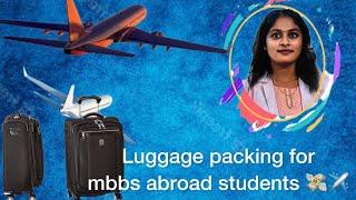 Packing list of details for abroad students | mbbs | tamil full explanation ||Russia | kyrgystan ||