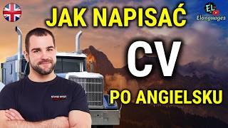 Jak napisać CV po angielsku? Tłumaczenie życiorysu z przykładami wzór