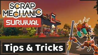 SURVIVAL MODE Tips & Tricks for New Players | A Scrap Mechanic Survival Guide