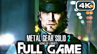 METAL GEAR SOLID 2 Gameplay Walkthrough FULL GAME (4K 60FPS) REMASTERED