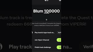 Blum Big CRYPTO AIRDROP Update Watch this VIDEO on URGENT BASIS  100000L Blum $20000
