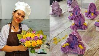 Зефирные ирисыMarshmallow irises от Карины Загоскиной school.pekarina