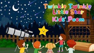 Twinkle Twinkle Little Star | Soothing Lullaby for Kids | Nursery Rhymes | Wiggle Giggle