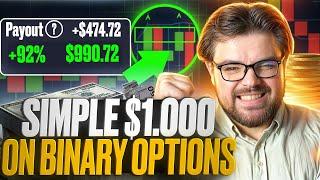  SIMPLE BINARY OPTIONS STRATEGY TO EARN $1.000 | Binary Options Online Earning | Binary Options