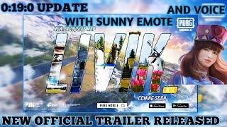 EXCLUSIVE LIVIK MAP OFFICIAL TRAILER RELEASED AND NEW SUNNY CHARACTER EMOTES AND VOICES_PUBG MOBILE