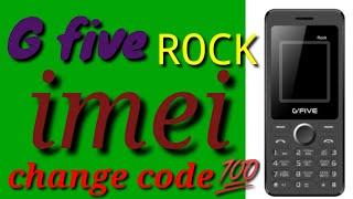 G Five Rock Mobile imei Change code #imei #viral #youtube