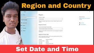 How to change country and region setting in windows 10 computer/Laptop/PC in Hindi | Region | The AB
