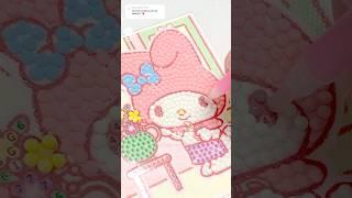 My Melody Diamond painting DIY-마이멜로디 보석십자수 만들기!#밍투데이