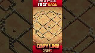 UPDATED| TH17 NEW WAR LEGEND BASE 5 #shorts#clashofclans #shortsfeeds  #shortvideo #short #supercell