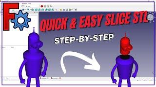 How to Slice STL File in FreeCAD 