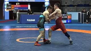 Repechage GR - 60 kg: I. HAFIZOV (USA) v. E. TUO (CHN)