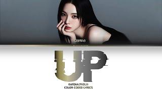 KARINA (카리나) "UP" COLOR CODED LYRICS