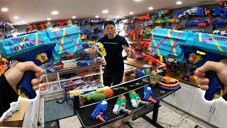 NERF GUN SKINS! Road to 100 Nerf Guns Unboxed!