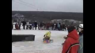 Харьковская Швейцария. SNOW FACTORY Snowboard festival at the hill EXTREME STYLE