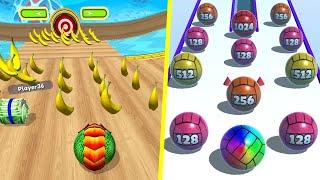 Banana Frenzy Going Balls Vs Ball Merge 2048 Gameplay #1