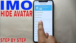  How To Hide Avatar On Imo 