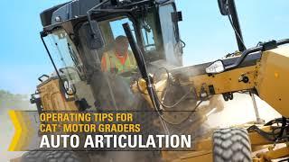 Cat Motor Graders – Auto Articulation