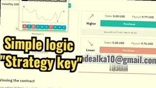 Simple logic - Binary rise fall strategy xz