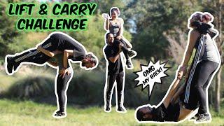 Couples Lift and Carry Quarantine Challenge 2020!!! **SHE DROPS HIM** | Rolyssa x John Paul