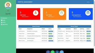 Hospital Management System || 2023 || FREE source code || lazycoder