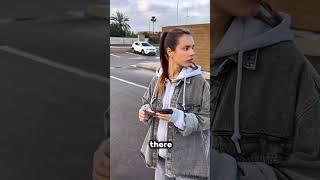 Girl found Tesla car keys in the drain. #shortvideo