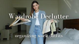 Wardrobe Declutter Part 1 | I wore these out | New Birkin 35 | Fall Winter Work Wardrobe