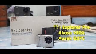 รีวิวกล้องแอคชั่นคาเมร่า งบไม่เกิน 3,000 บาท (Explorer Pro , Akaso V50X , Ausek Q37C)