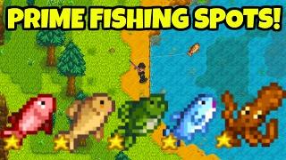 The BEST Fishing Locations In Stardew Valley! - Fishing Tips & Tricks