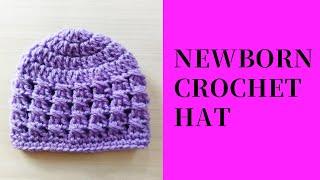 Adorable Crochet Baby Hat  | Easy & Quick  Newborn Beanie Tutorial
