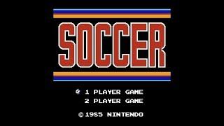 [NES] Soccer - 2 Players VS gameplay