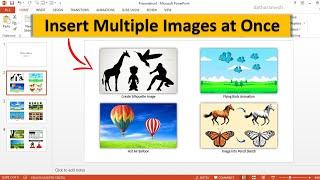 How to Insert Multiple Images In PowerPoint Slide