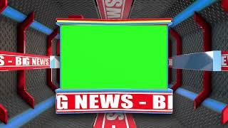 Breaking News Transition Green Screen | No Copyright