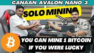 Solo Mining | Bitcoin | Canaan Avalon Nano 3 | BGCMiners | Bitcoin Solo Miner hit a block #bgcminers