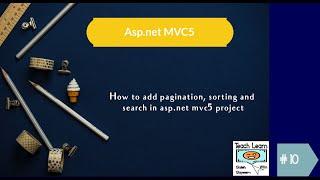 10. How to add pagination, sorting and search in asp.net mvc5 project | Tech Learn with Saleh Sayeem