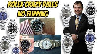 ROLEX CLAMPS DOWN ON SPECULATORS - Rolex tries to kill the secondary market